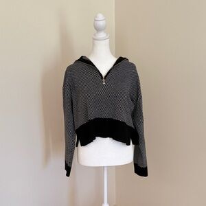 Rachel Zoe Monochrome Long Sleeve Hoodie